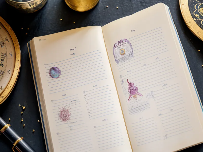 Close-up of lime sparkling water condensation dripping on astrology notes