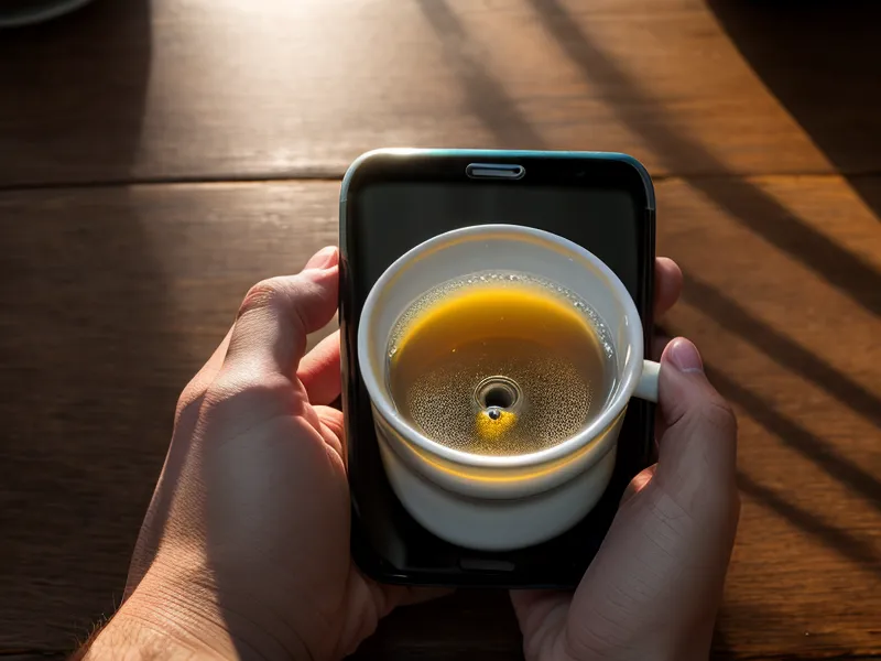 Reader checking a personalized moon sign astrology reading on a smartphone while data tracking emotional patterns