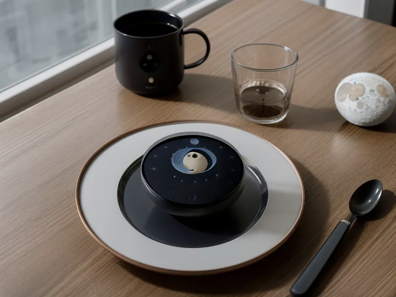 A desk calendar with the New Moon phase marked for a scheduled rest period.