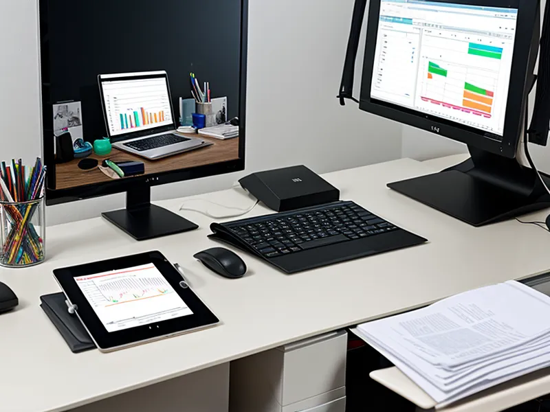 A visual metaphor comparing a chaotic workspace to an organized project management dashboard.